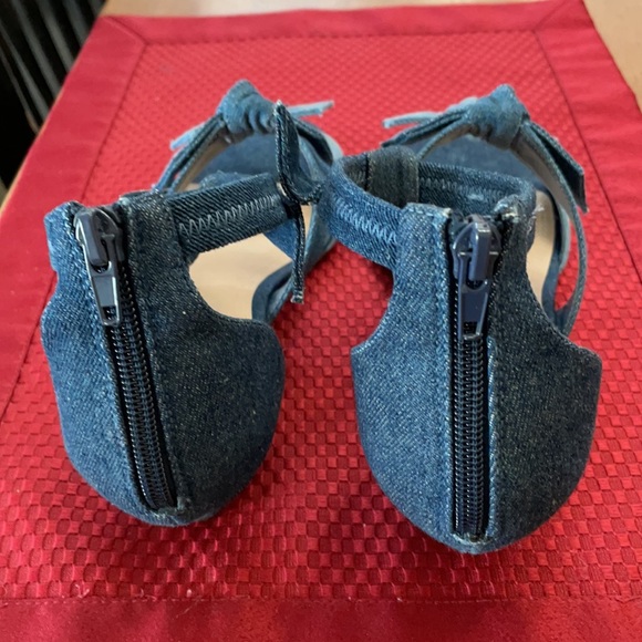 Blue multi color canvas sanders - Picture 3 of 5